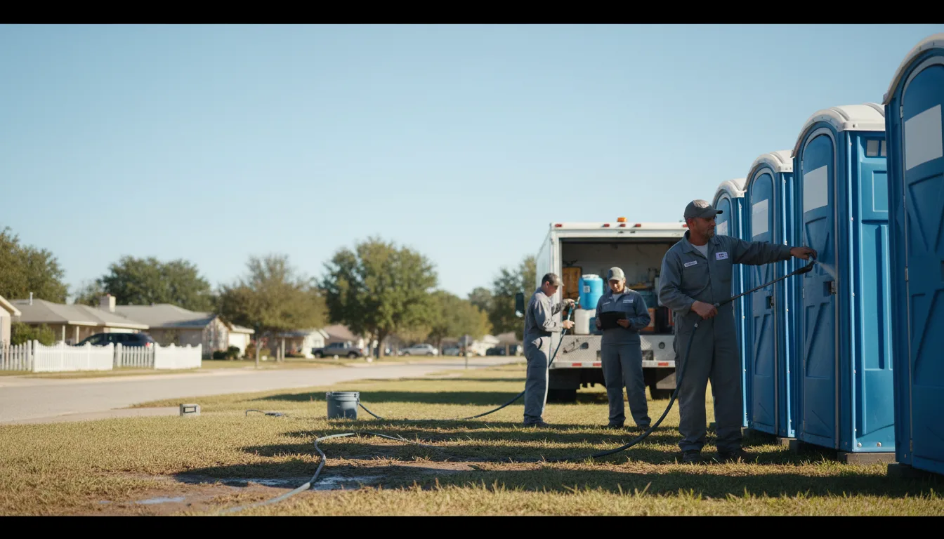 Long-Term Portable Toilet Rental in Leesville, LA near me
